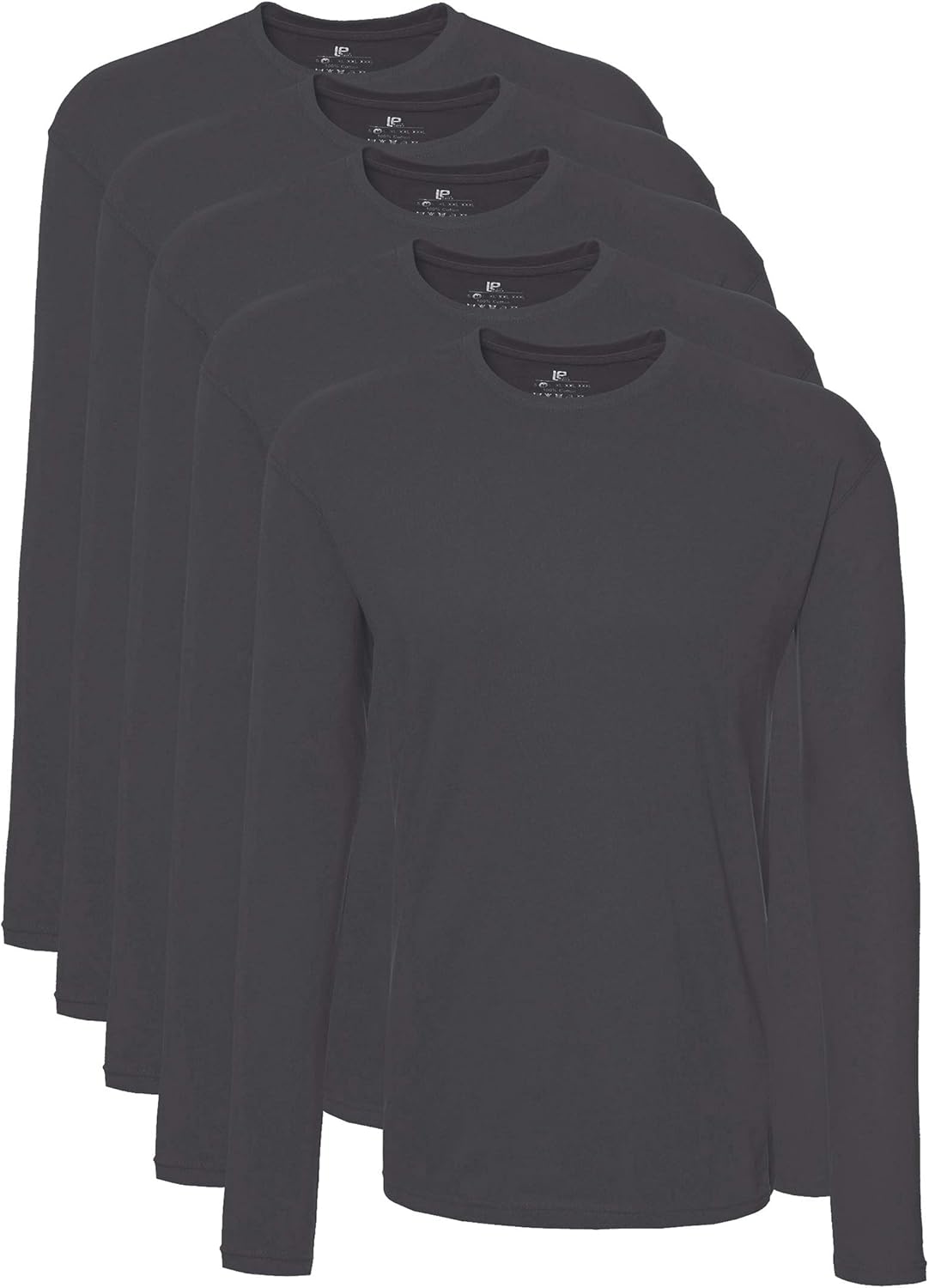 Thumbnail 6 de Lower East Basic Rundhals Langarmshirt 3er Pack
