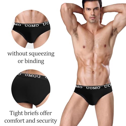 Detalle de Channo Calzoncillos Hombre Slip Algodón UOMO – Pack6 Multicolor XL