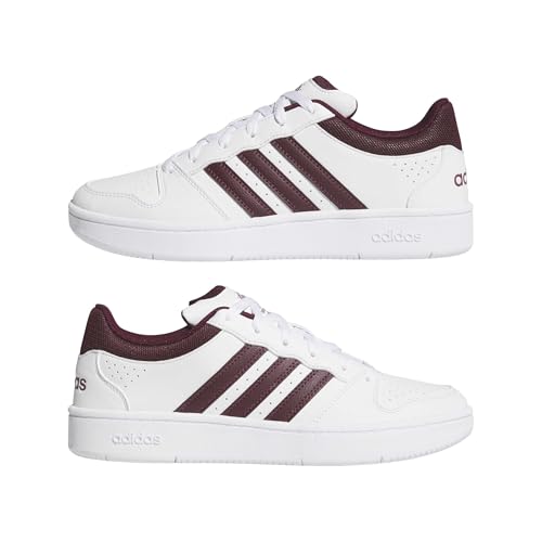 Thumbnail 6 de adidas Men's Hoops Classic Shoes – FTWR White/Maroon/FTWR White, 11 UK
