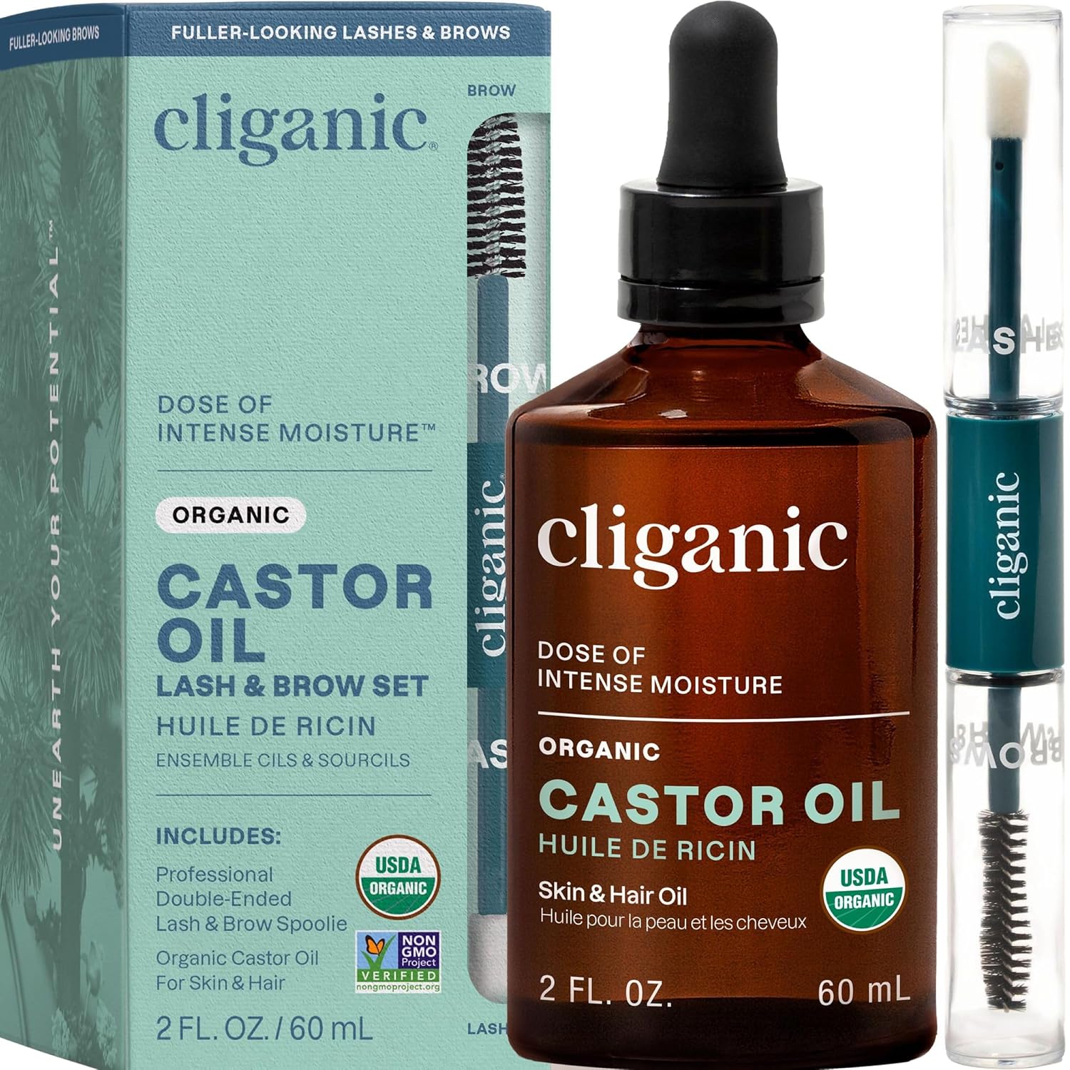 Detalle de Cliganic Castor Oil 2 oz