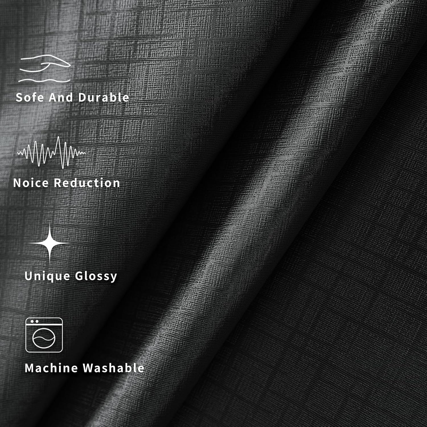 Thumbnail 3 de Ystyle Rideaux Intérieurs Lot de 2 – Rideaux Thermiques et Occultants Gris Foncé 140x260 cm