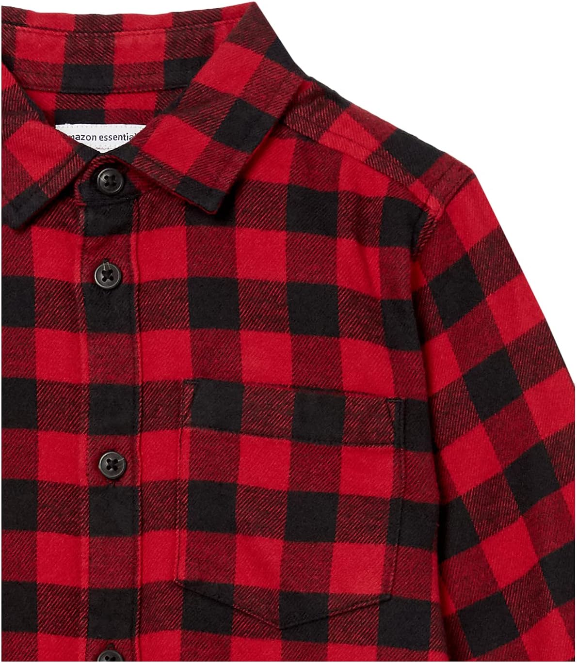 Thumbnail 1 de Amazon Essentials Jungen Flanellhemd mit Knopfleiste – kariertes Langarmhemd für den Alltag