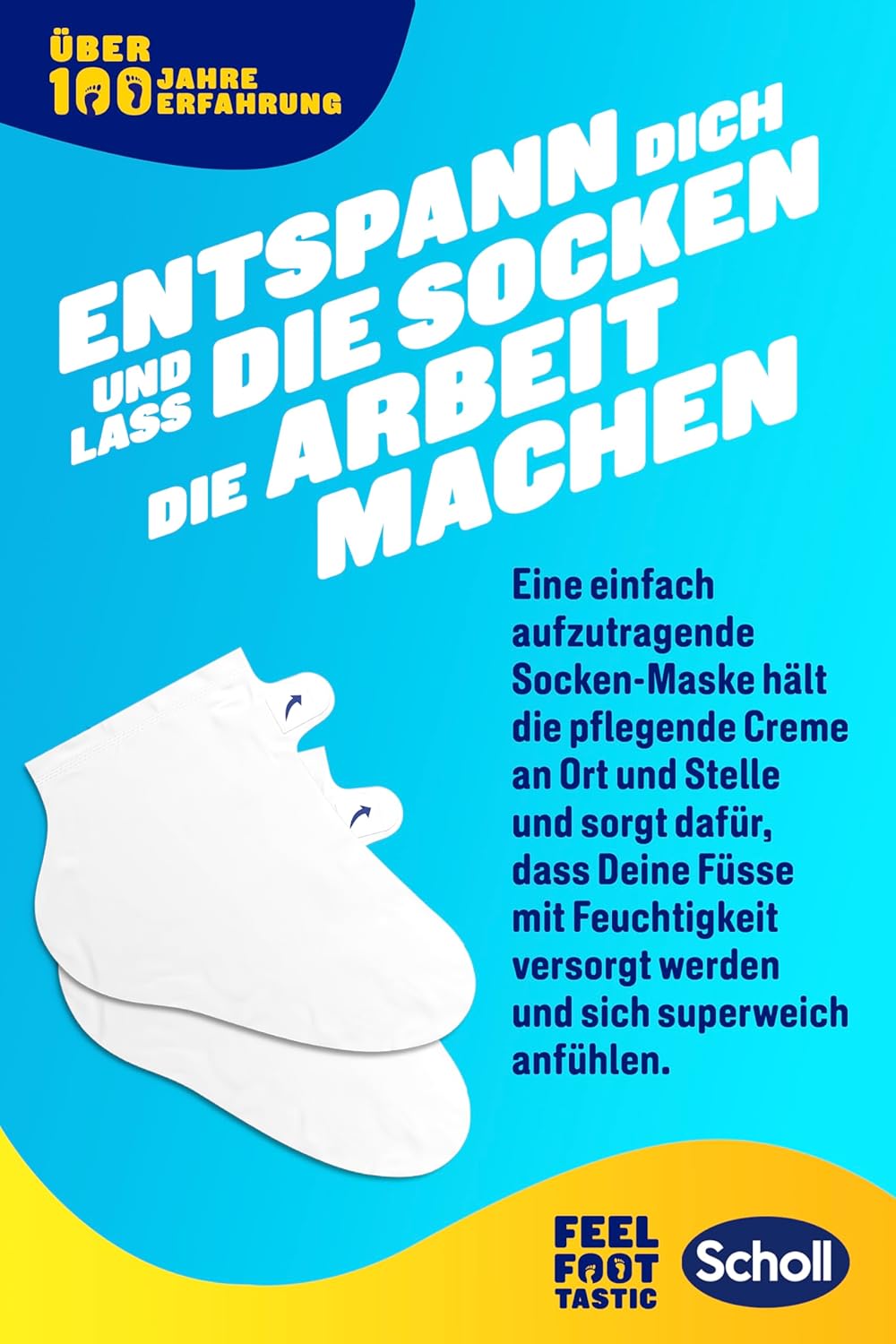 Thumbnail 4 de Scholl Lot de 2 masques hydratants pour les pieds au miel de Manuka – hydratation longue durée