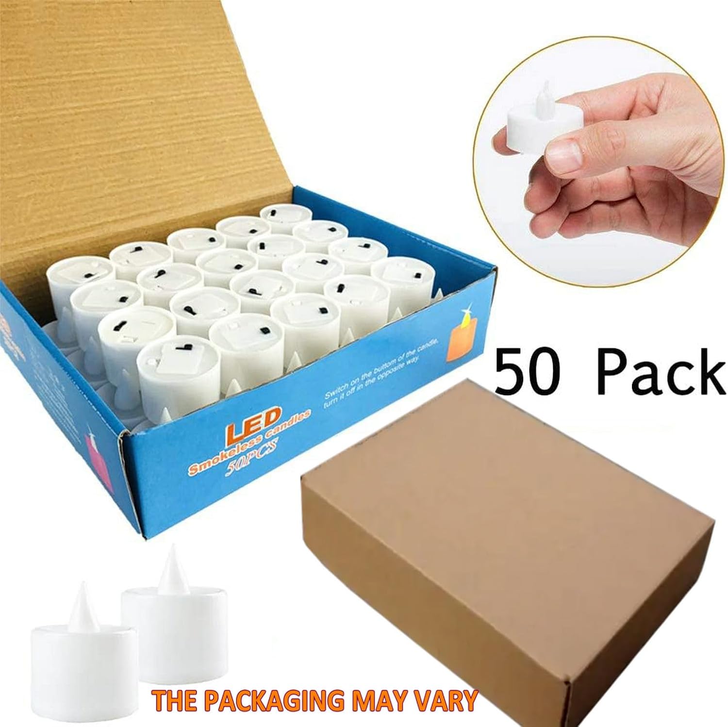 Thumbnail 6 de FANSIR LED Tea Light Candles 50 pack 🎉