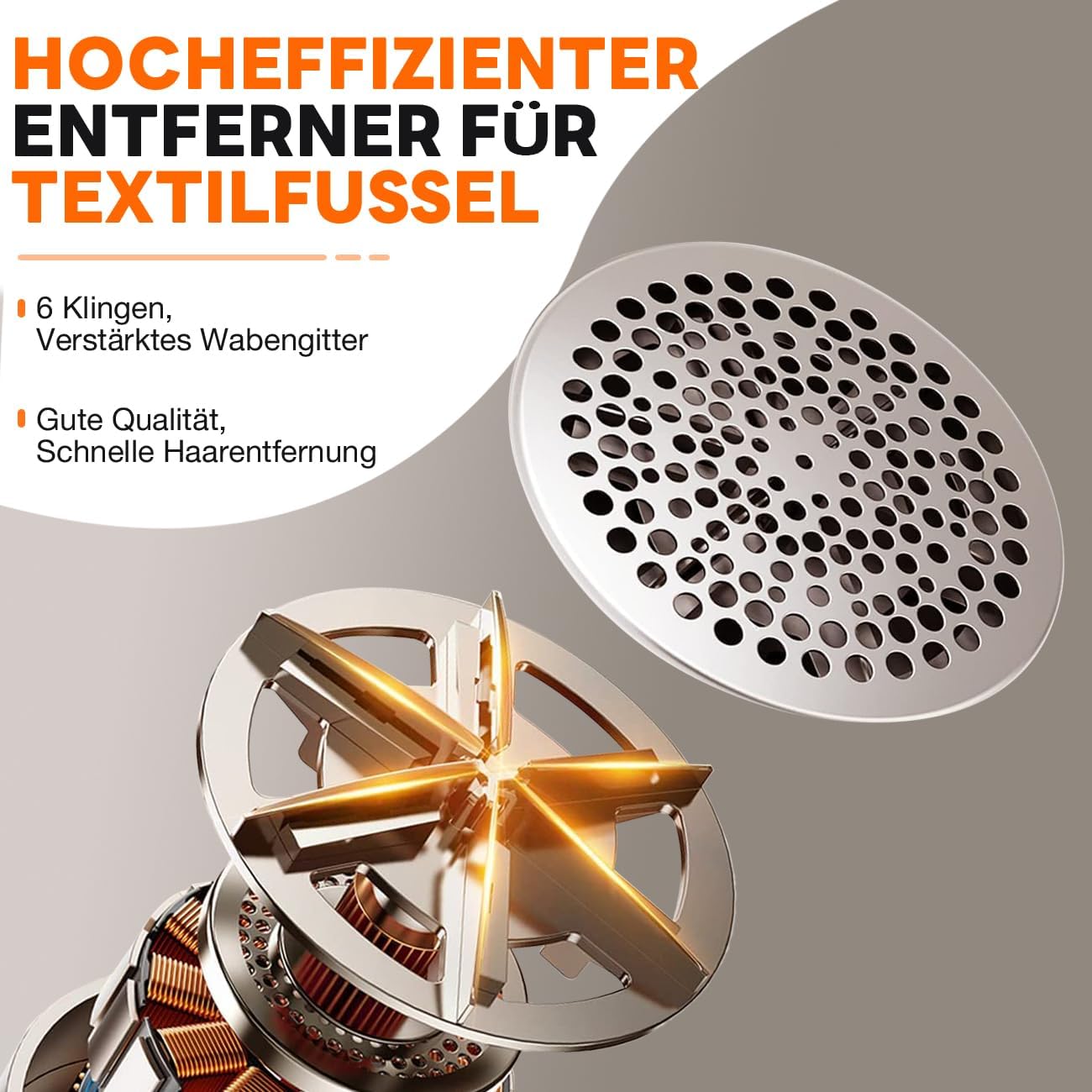 Thumbnail 2 de Ziitty Fusselrasierer elektrisch, 6 Klingen