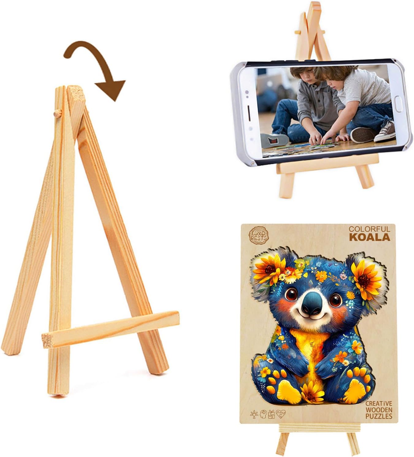 Detalle 2 de KaayeeWood Puzzle en bois adultes 3, L