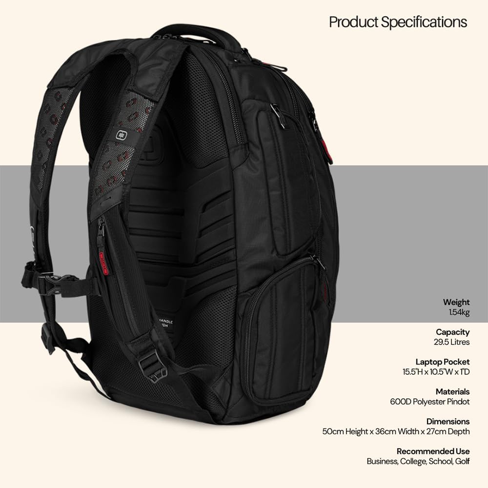 Thumbnail 1 de OGIO Zaino Renegade RSS Black: robustezza e protezione per il daily carry