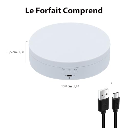 Thumbnail 8 de Mcbazel Support rotatif à 360° — Plateau tournant motorisé pour bijoux et montres
