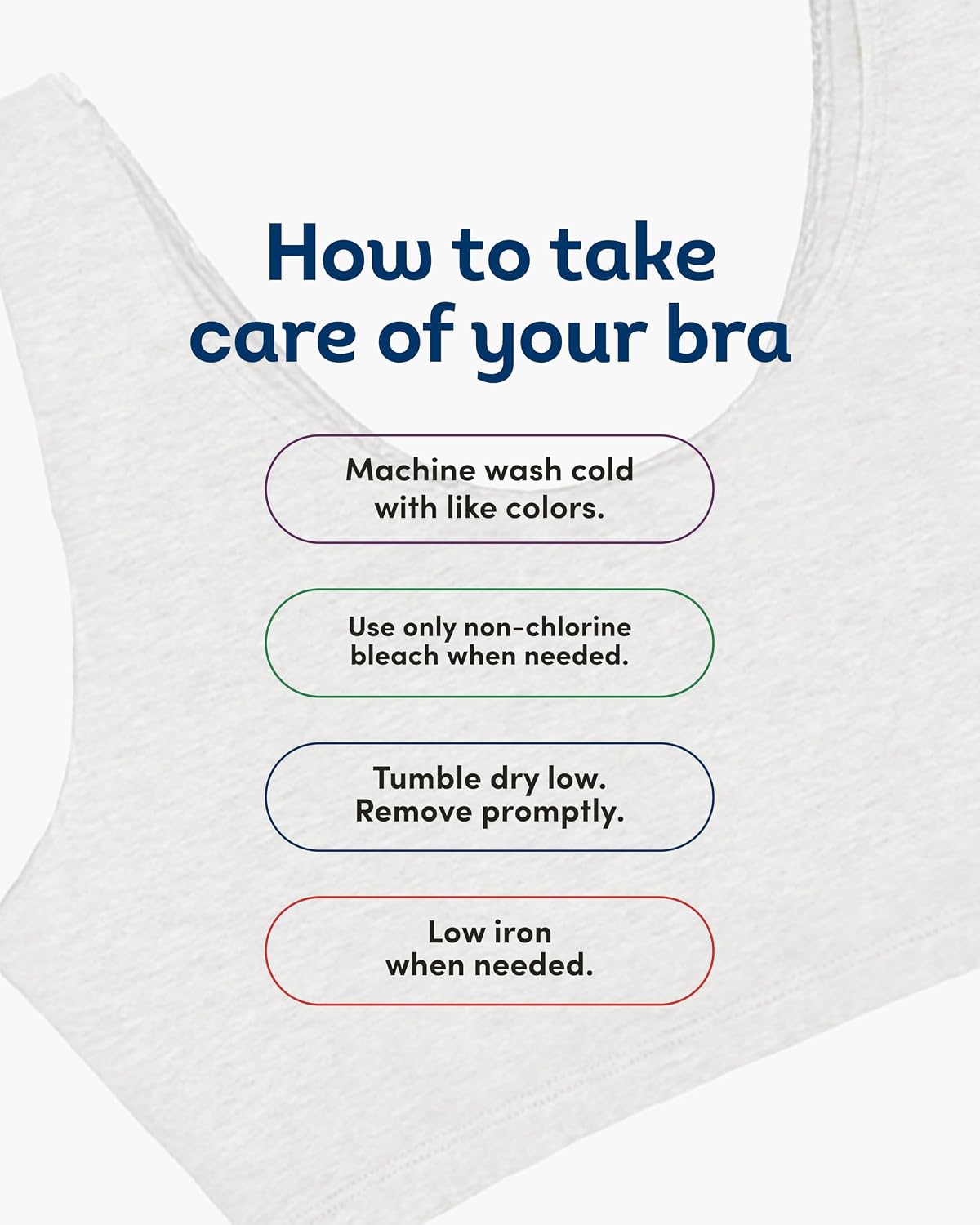 Thumbnail 6 de Fruit of the Loom Women's Built Up Tank Style Sports Bra Value Pack