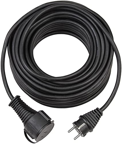 Detalle de Brennenstuhl Qualitäts-Gummi-Verlängerungskabel 10 m, IP44, H05RR-F 3G1,5