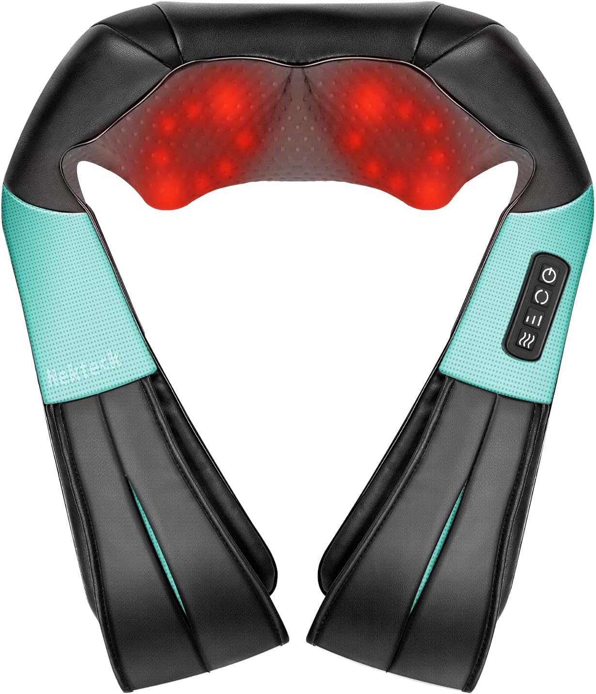 Detalle de Nekteck Shiatsu Neck Massager 8-Roller 3D Heat