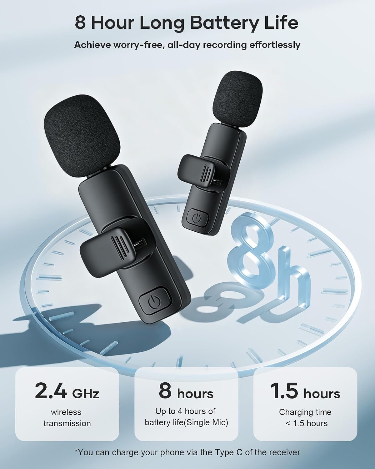 Thumbnail 4 de Wireless Lavalier Microphone 2-Pack for iPhone