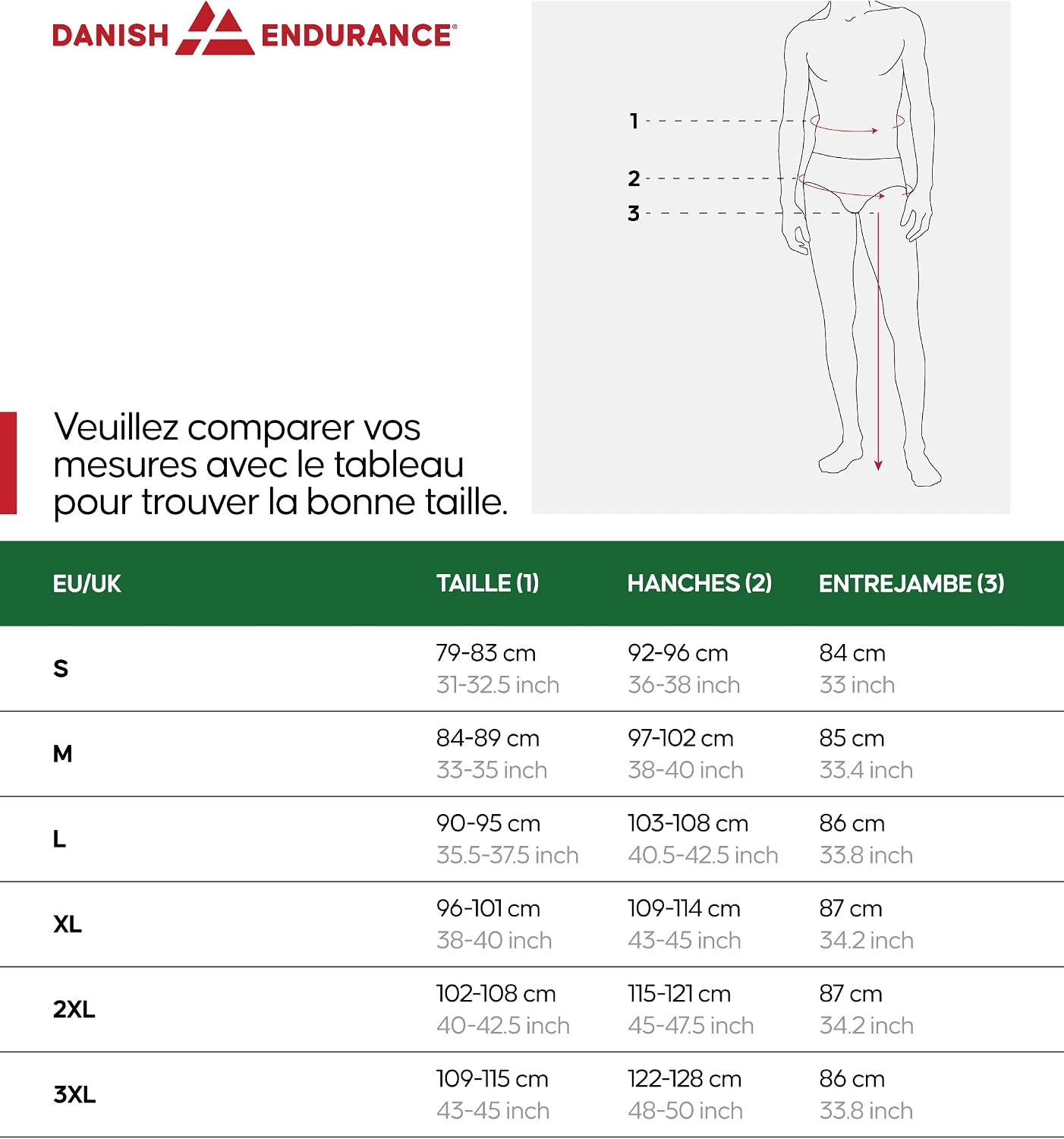 Thumbnail 5 de DANISH ENDURANCE Pantalon thermique 250 g/m²
