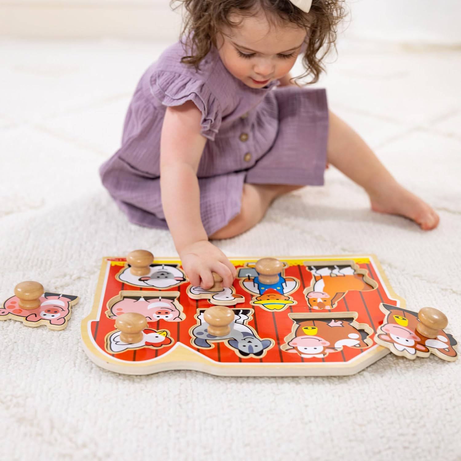 Detalle 2 de Melissa & Doug Puzzle in Legno 8 pezzi