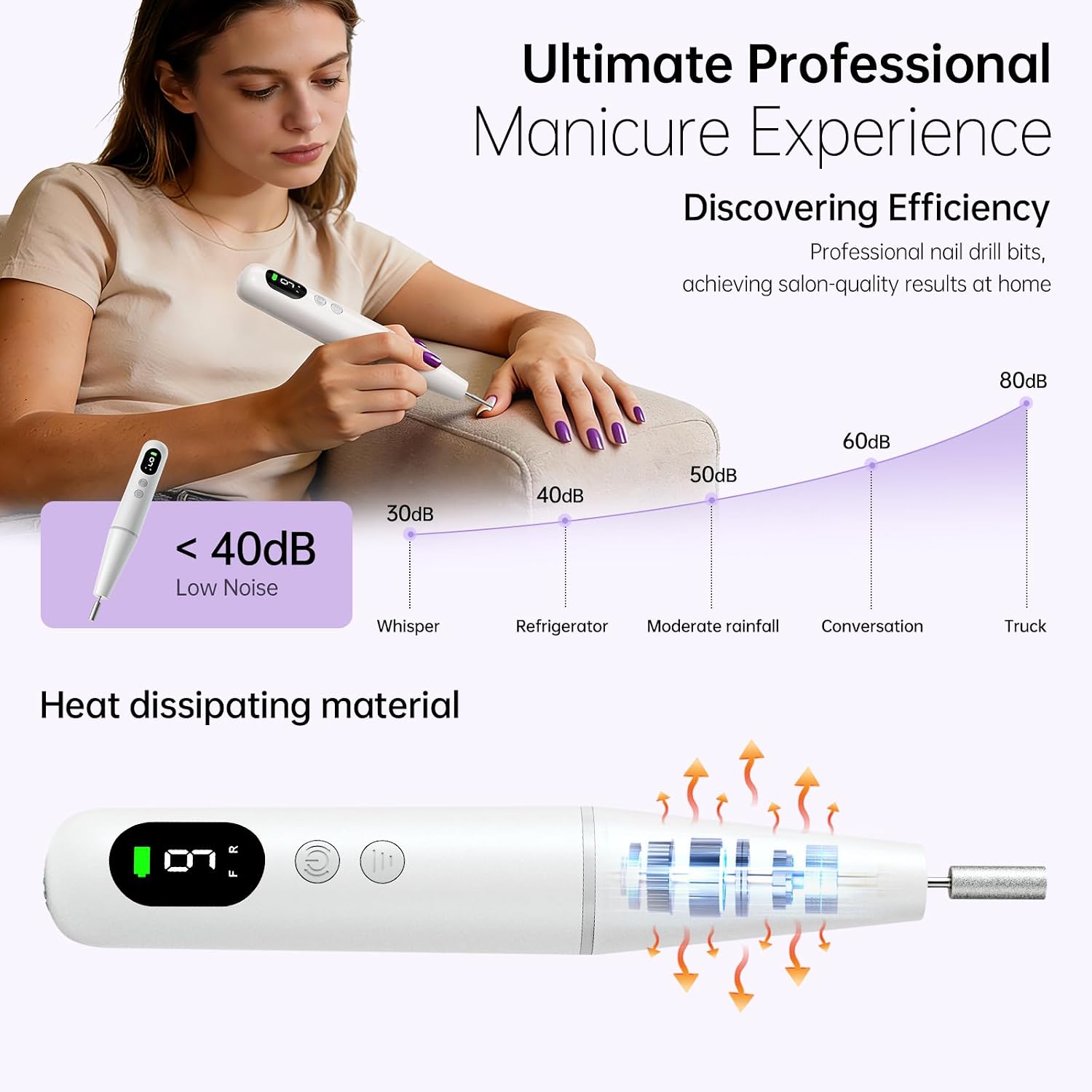 Thumbnail 5 de Electric Nail Drill Kit