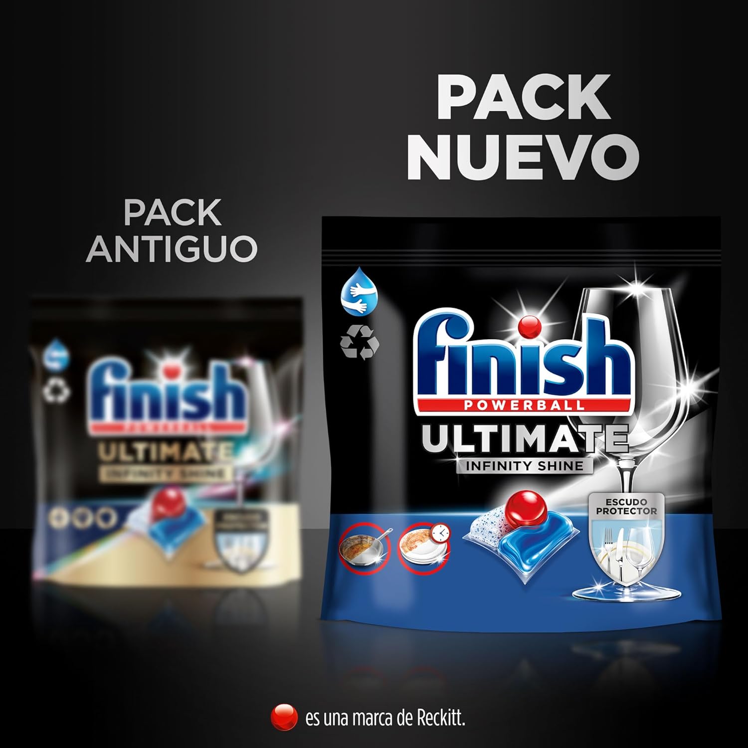 Thumbnail 6 de Finish Powerball Ultimate Infinity Shine, Pastillas Lavavajillas 160