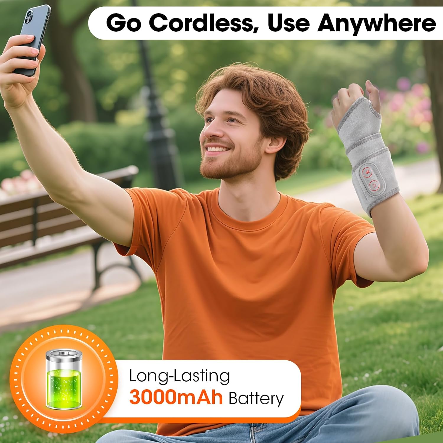 Thumbnail 2 de Cordless Wrist Heating Pad