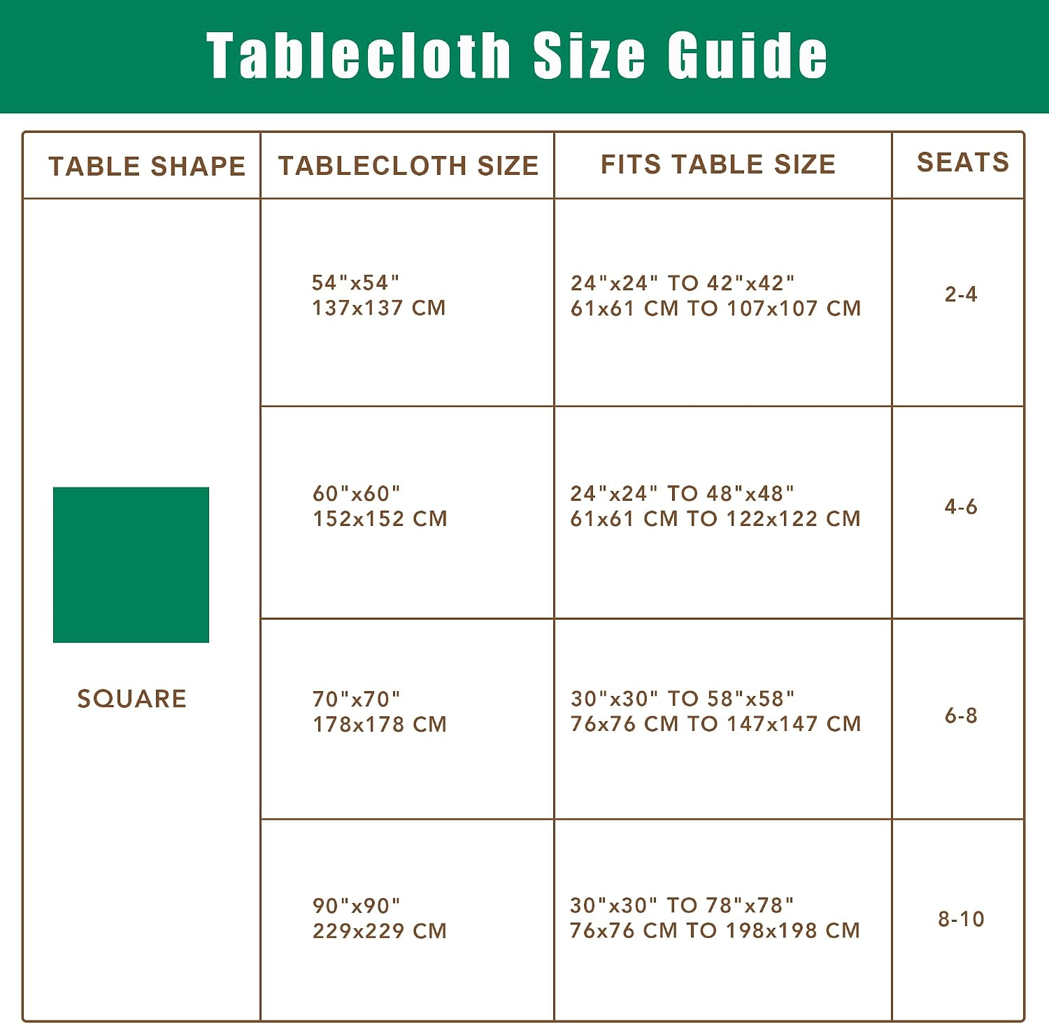 Thumbnail 4 de Biscaynebay 60x60 Burgundy Water Resistant Tablecloth