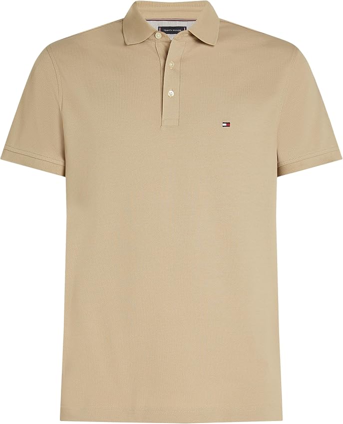 Detalle de Tommy Hilfiger 1985 Polo hombre beige L 96% algodón
