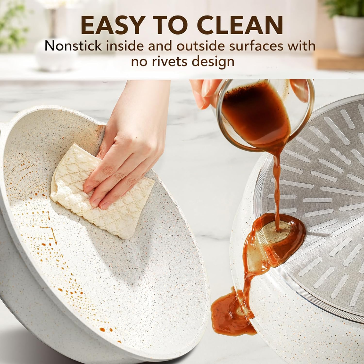 Thumbnail 4 de SENSARTE Ceramic Cookware Set 13-Piece