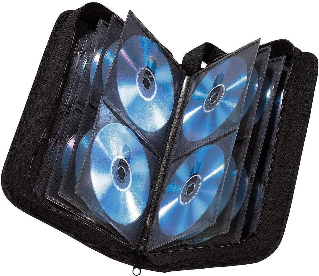 Thumbnail 6 de Hama CD-Tasche für 64 Discs – Mappe zur platzsparenden Aufbewahrung für Auto und Zuhause (Schwarz)