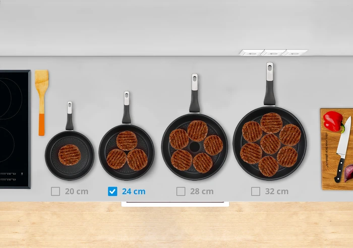 Thumbnail 5 de Tefal Renew Black Keramische Schmorpfanne 24 cm