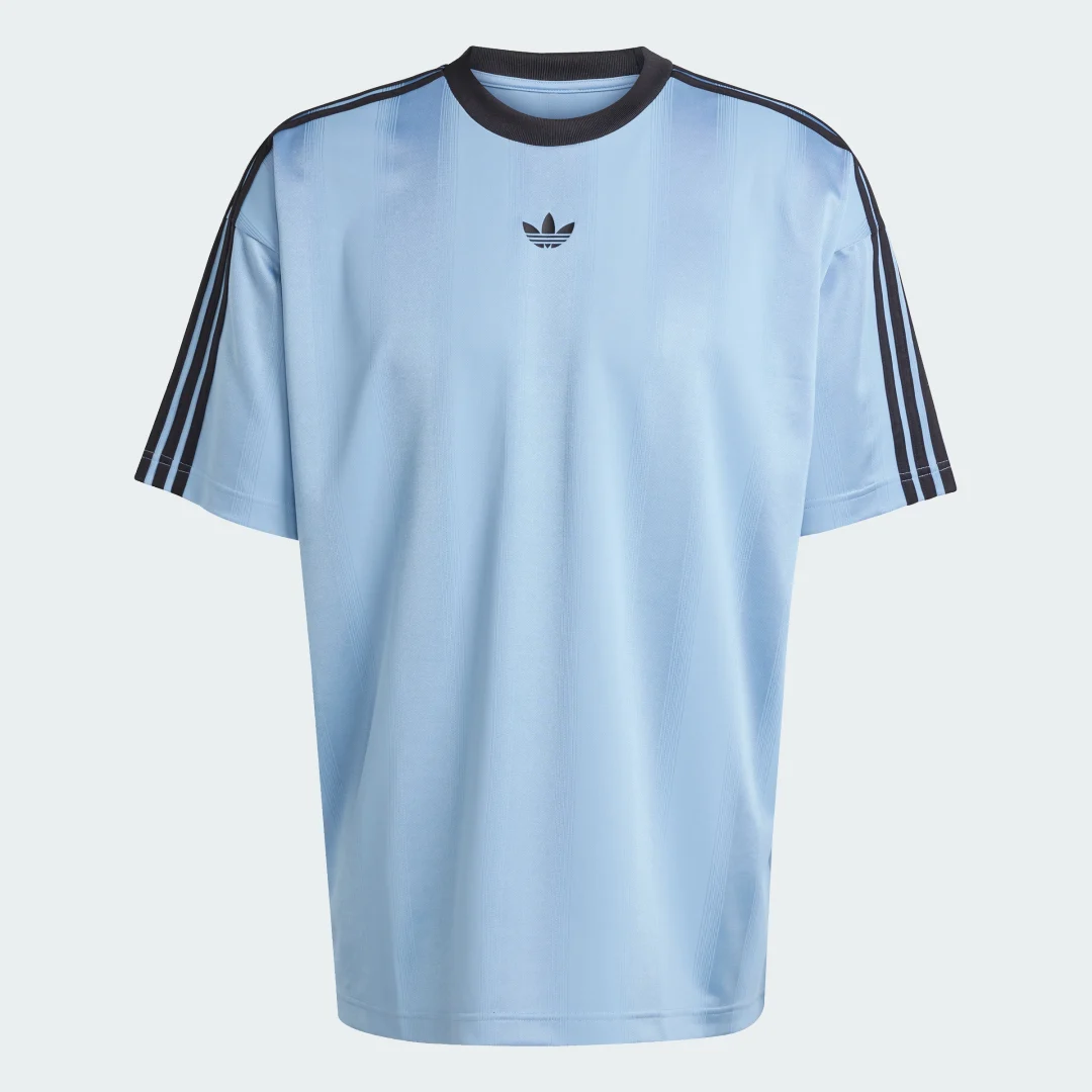 Thumbnail 3 de Camiseta de jacquard adidas Adicolor en azul