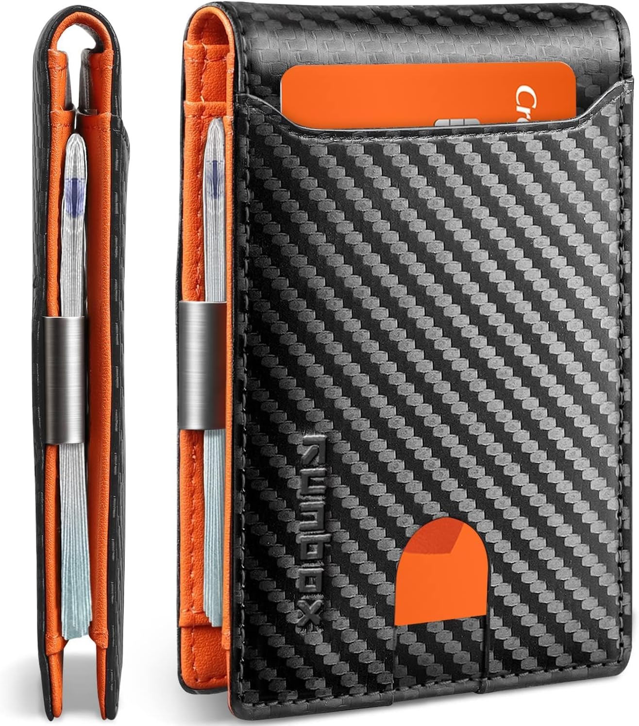 Detalle de RUNBOX Slim Wallets for Men RFID 13.56 MHz