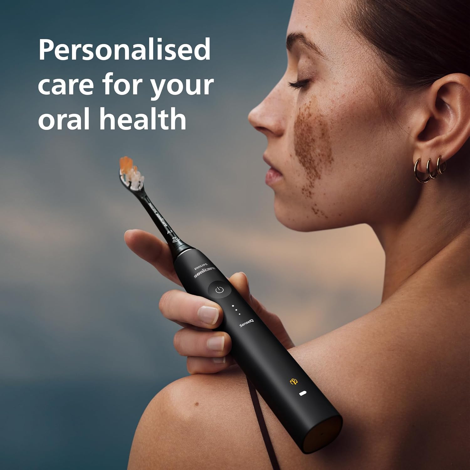 Thumbnail 1 de Philips Sonicare DiamondClean 9900 Prestige with SenseIQ – Black (HX9992/43)