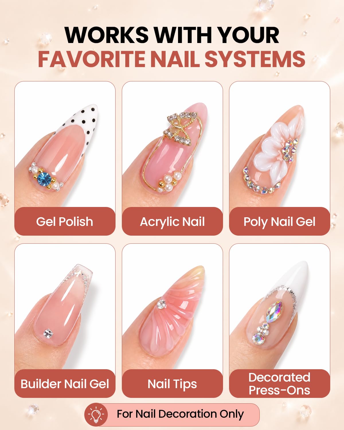 Thumbnail 6 de Makartt Nail Rhinestone Glue Set 15ml