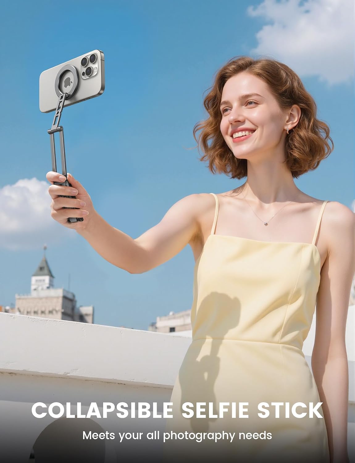 Thumbnail 6 de Lamicall STTP07 MagSafe Tripod Stand, 5-in-1 Aluminum Magnetic Phone Mount