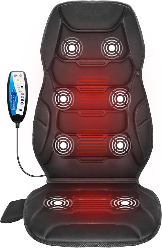 Detalle de COMFIER Asiento Masajeador con Calor y Vibración 🛋