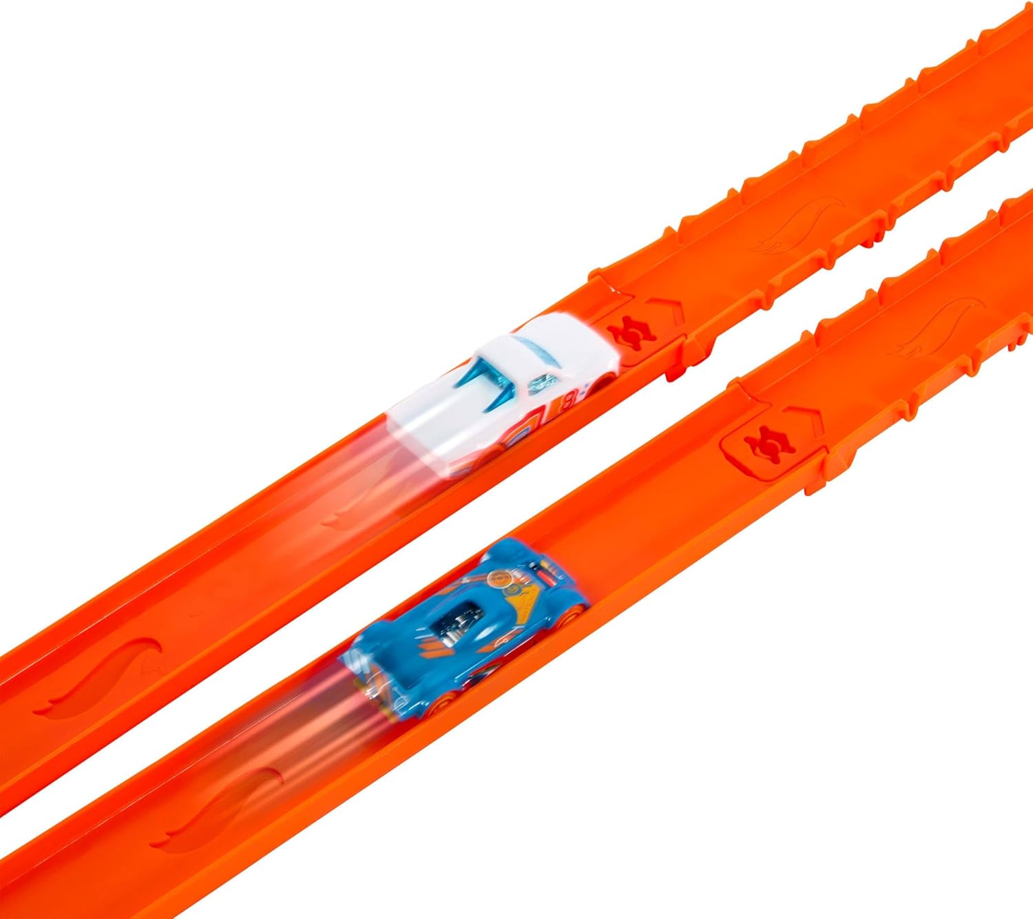 Thumbnail 4 de Hot Wheels Coffret Piste Deluxe Track Creator with 2 véhicules à l’échelle 1/64 — 7,5 m de pistes Speed Snap