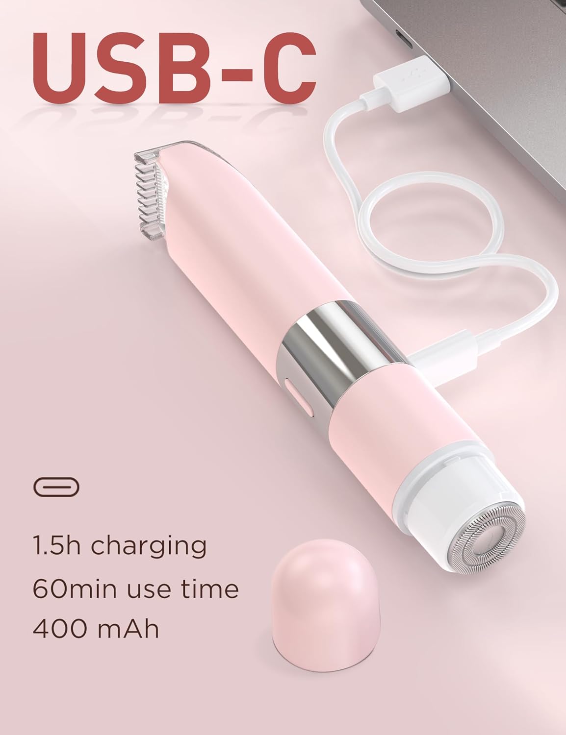 Thumbnail 4 de Bikini Trimmer Women 2-in-1 USB-C shaver for bikini area 🪒