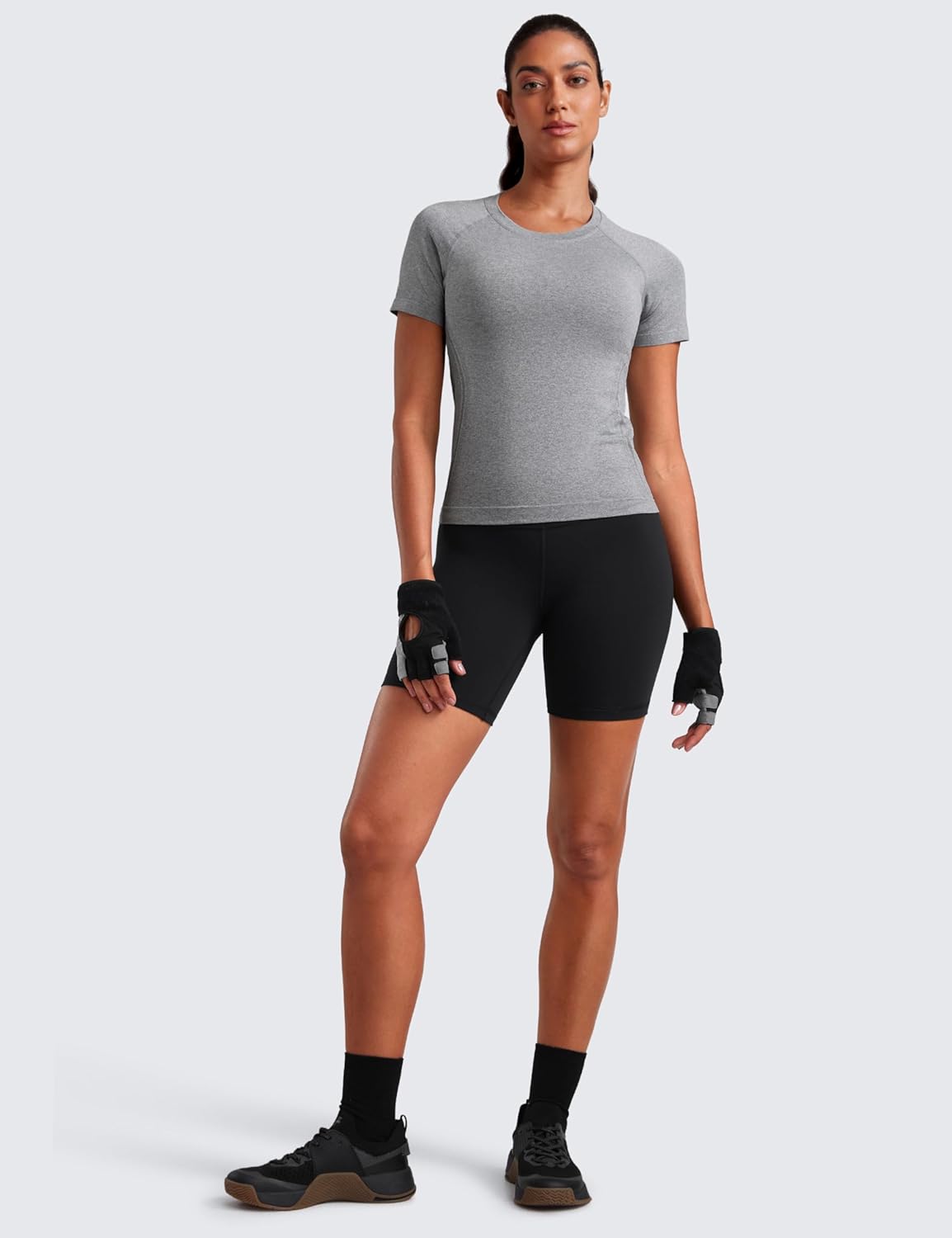 Thumbnail 3 de CRZ YOGA Camicie Sportive da Corsa a Maniche Corte per Donna – Traspiranti e Senza Cuciture