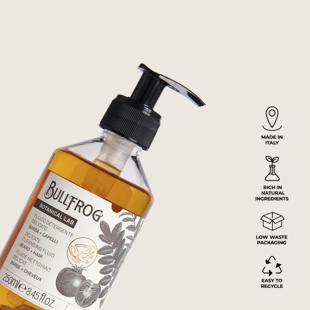Thumbnail 3 de Bullfrog Fluido Detergente Delicato 250 ml – Shampoo per Capelli e Barba