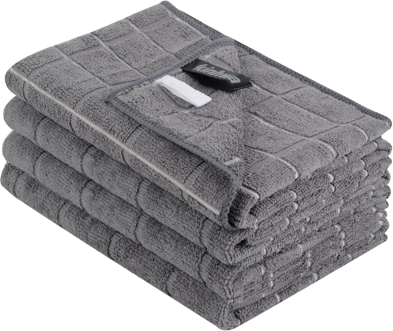 KinHwa Mikrofasergeschirrtücher 4er Set 45x65