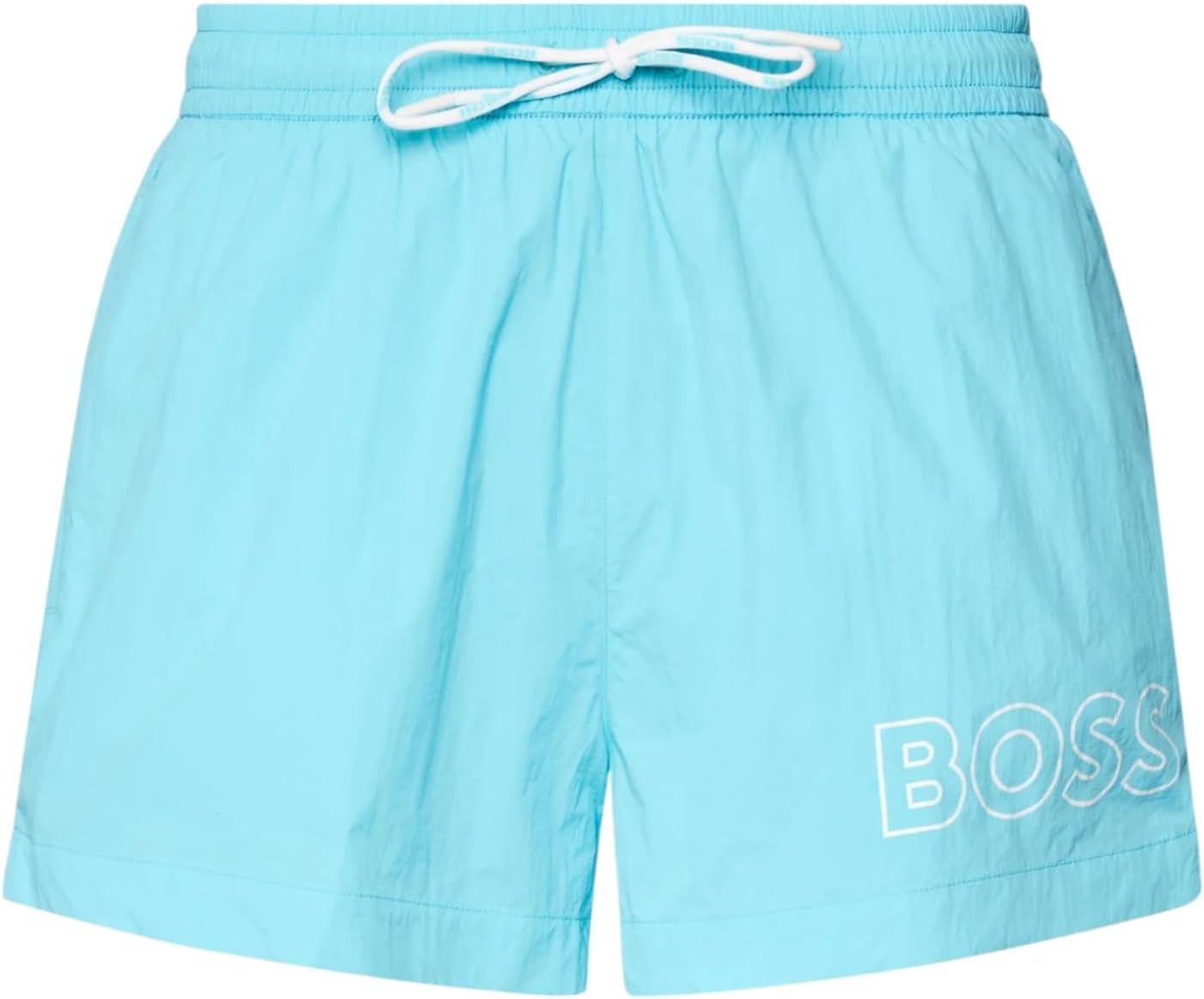 Thumbnail 5 de BOSS Mens Mooneye Swim Shorts with Outline Logo Print