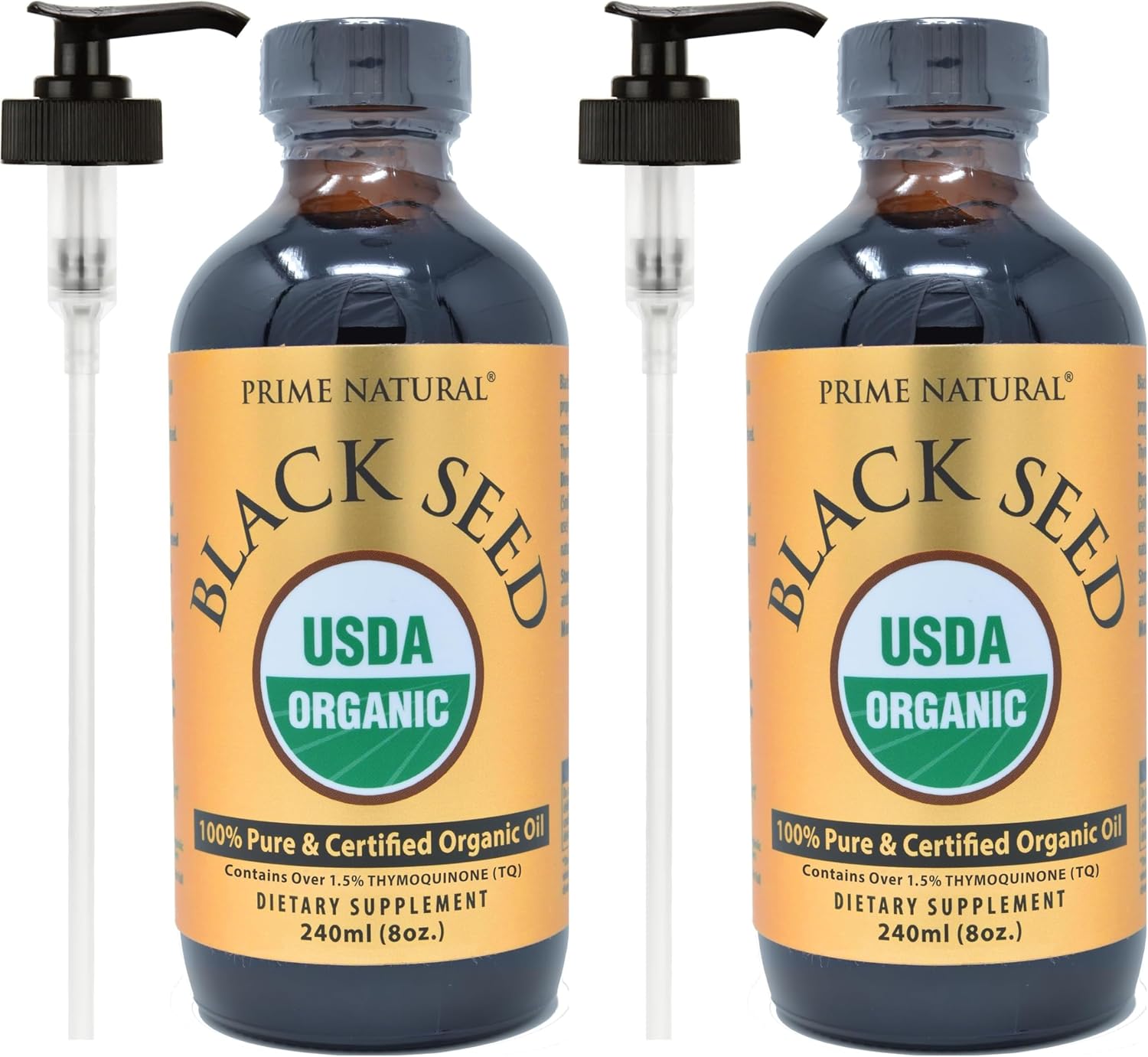 Thumbnail 6 de PRIME NATURAL Organic Black Seed Oil, Cold-Pressed, 16 oz