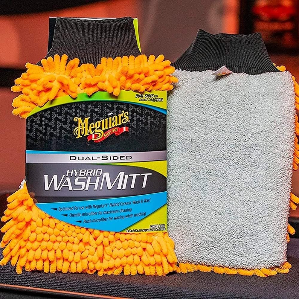 Thumbnail 1 de Meguiar's Hybrid Wash Mitt – Beidseitiger Mikrofaser Waschhandschuh (X210200EU)