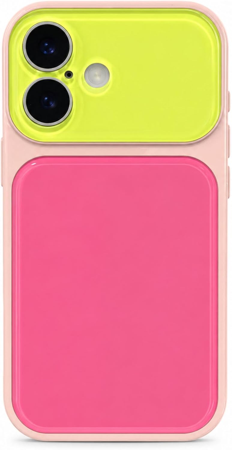 Thumbnail 6 de EKELYVIA iPhone 17 Case, Pink TPU with Contrast Colors and Raised Bezels