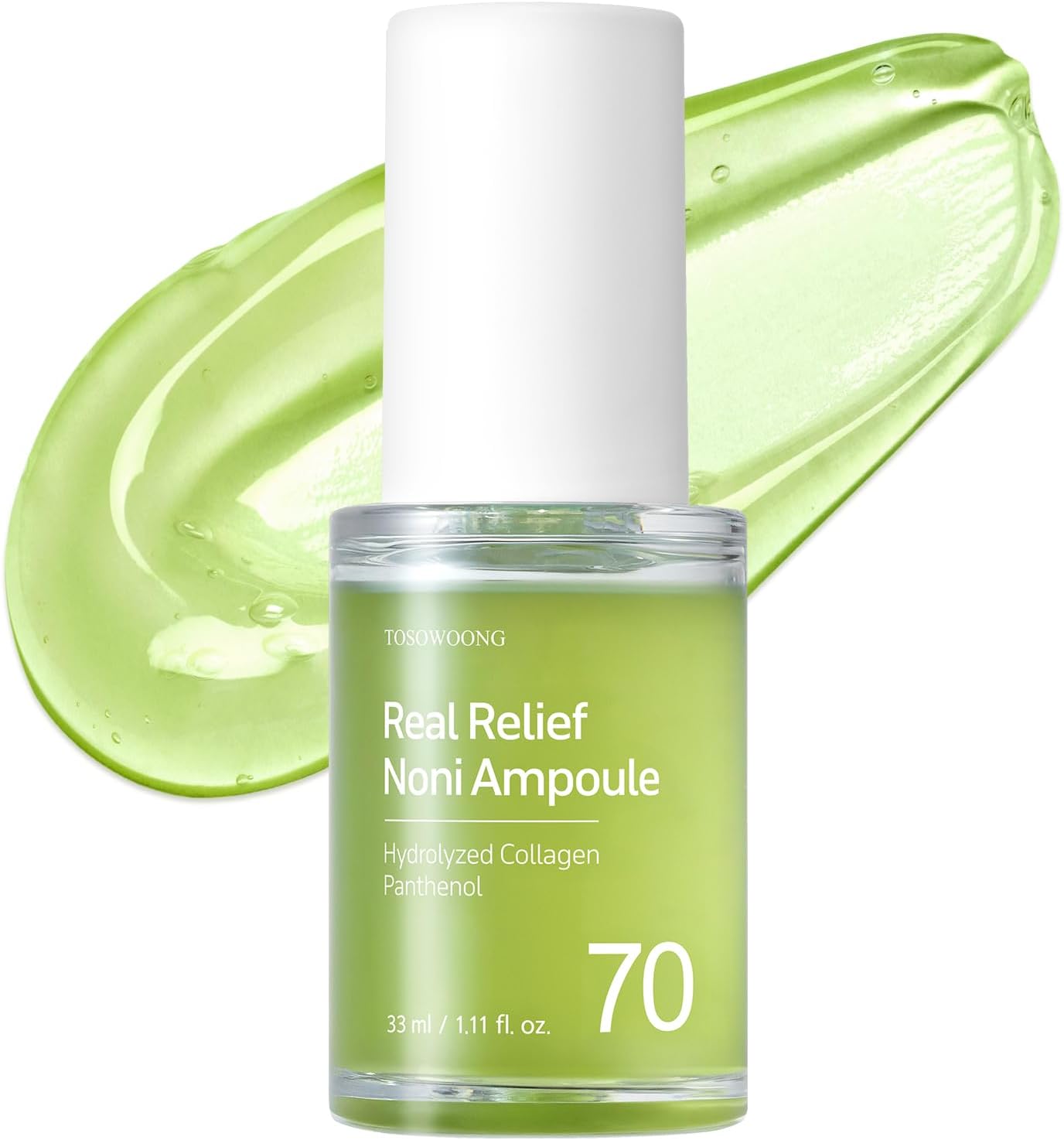Detalle de TOSOWOONG Ampolla Real Relief Noni – 33 ml, idratante con succo di foglie di Noni al 70%