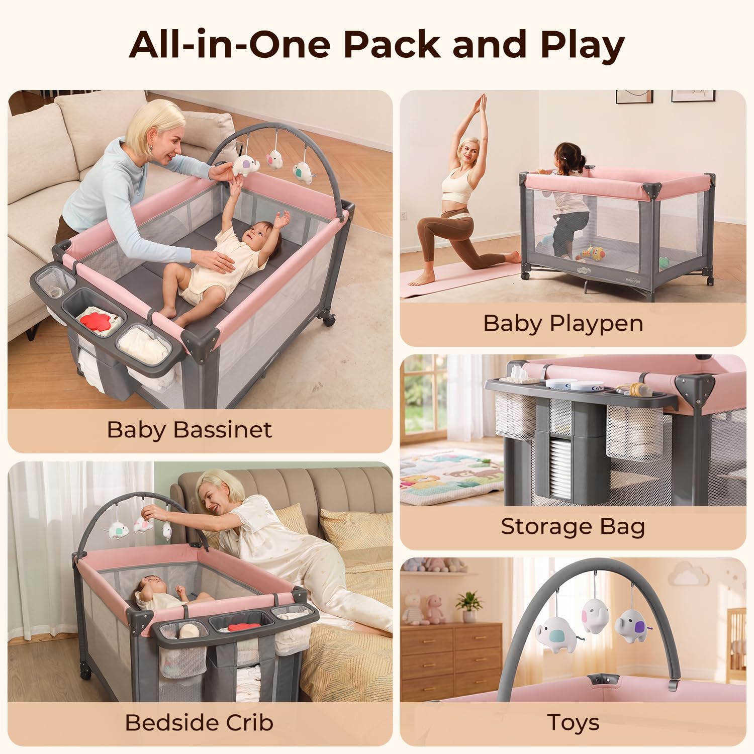 Detalle de Pamo Babe Pack and Play