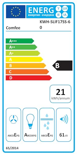 Thumbnail 8 de COMFEE' KWH-SLIF17SS-60 Hotte Aspirante 60 cm – 200 m³/h, inox