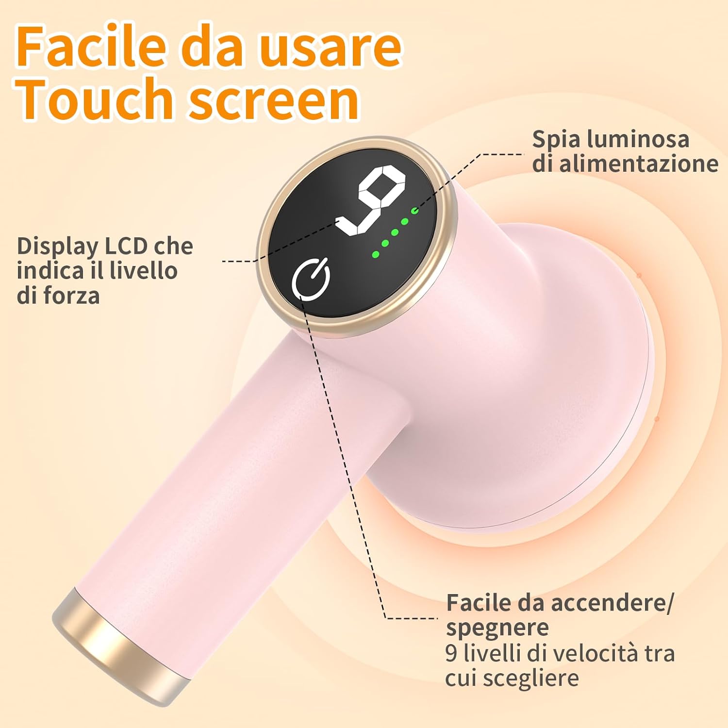 Thumbnail 5 de Massaggiatore elettrico anti-cellulite senza fili 9 velocità rosa 💆♀