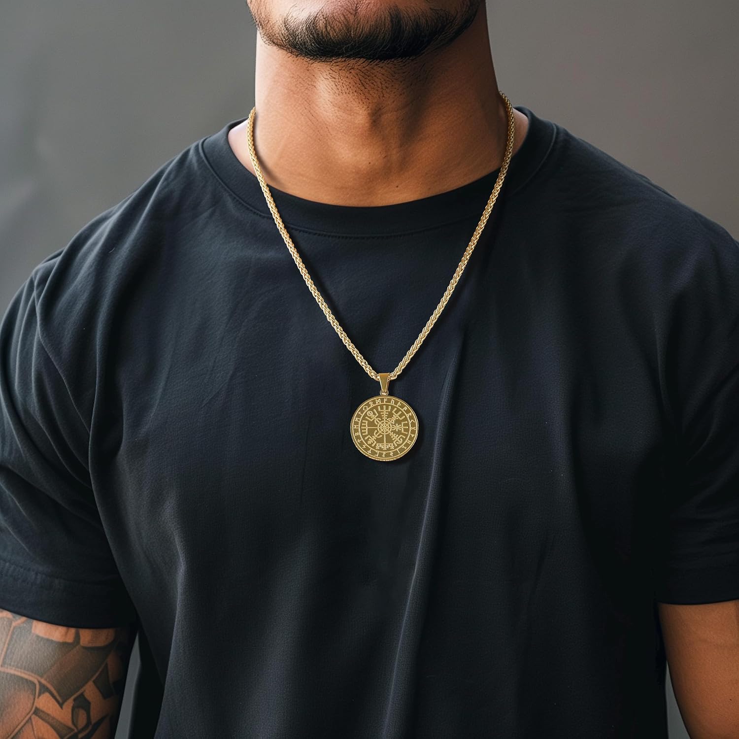 Detalle 2 de ChainsHouse Collier boussole 56 cm