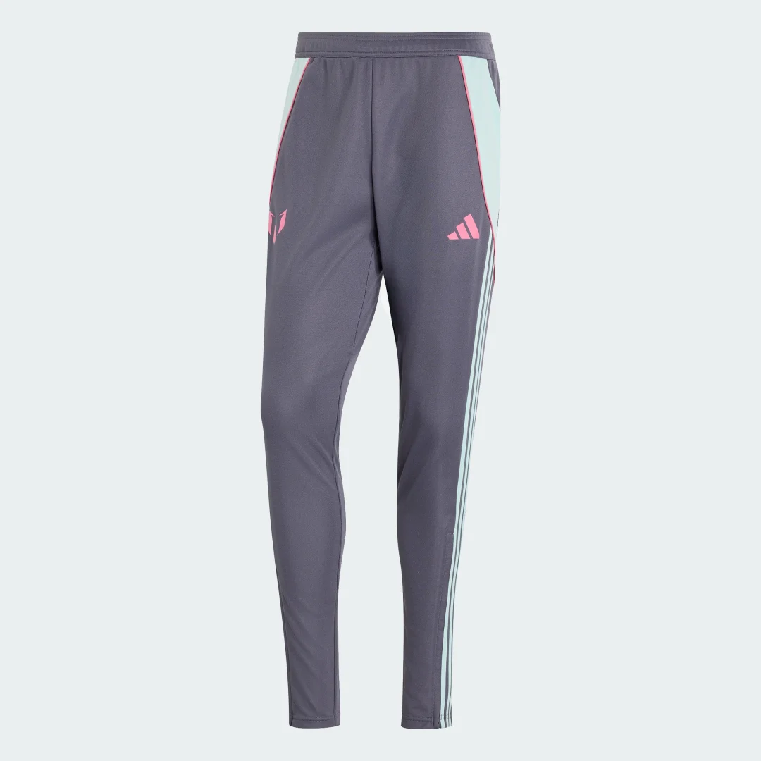 Detalle 2 de Pantalón Messi de Adidas: gris, cómodo y versátil para el día a día
