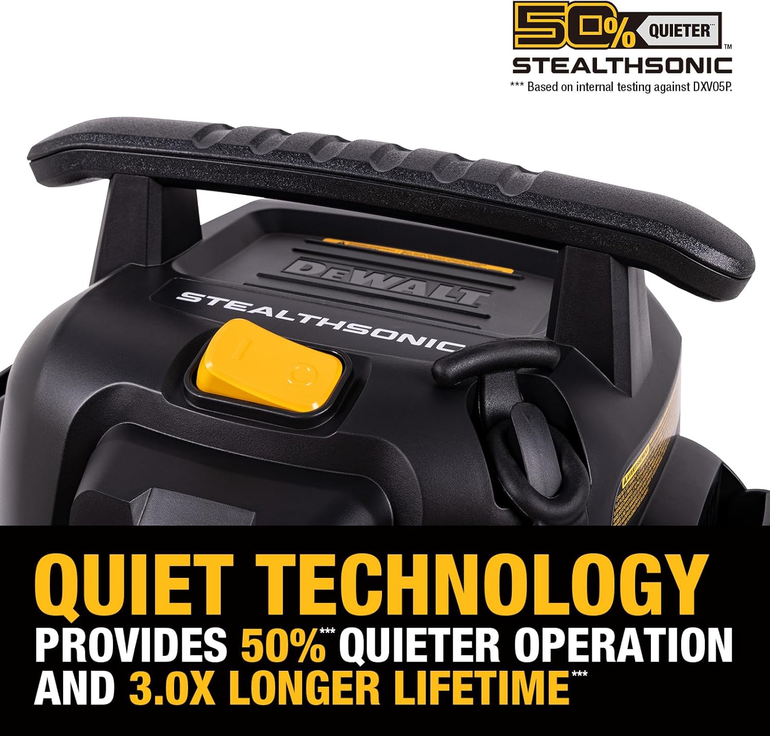 Thumbnail 6 de DEWALT DXV05P-QTA Stealthsonic 5-Gallon Wet/Dry Shop Vacuum, 4 Peak HP