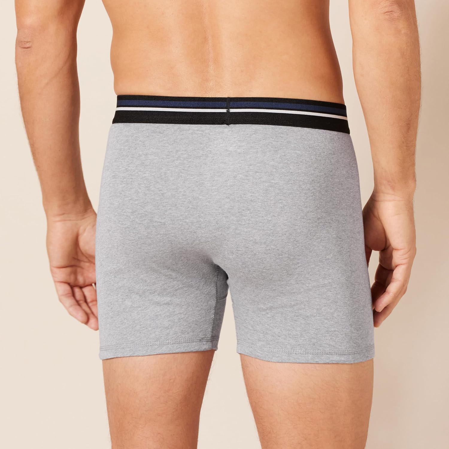 Thumbnail 2 de Amazon Essentials Herren-Boxershorts aus Baumwolle (ohne Etikett) – bequem mit kurzem, enganliegendem Schnitt