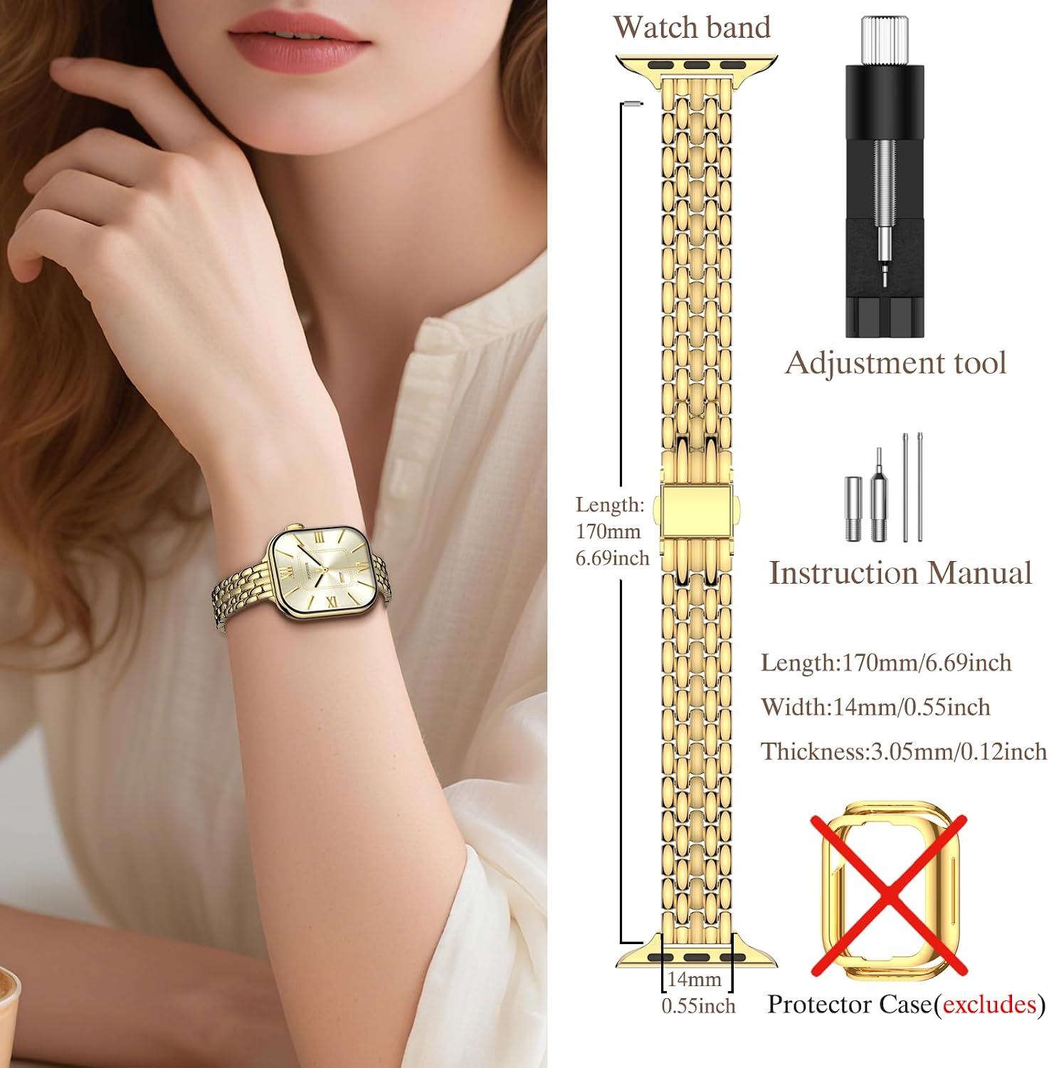 Detalle 2 de MioHHR Apple Watch Band 38mm